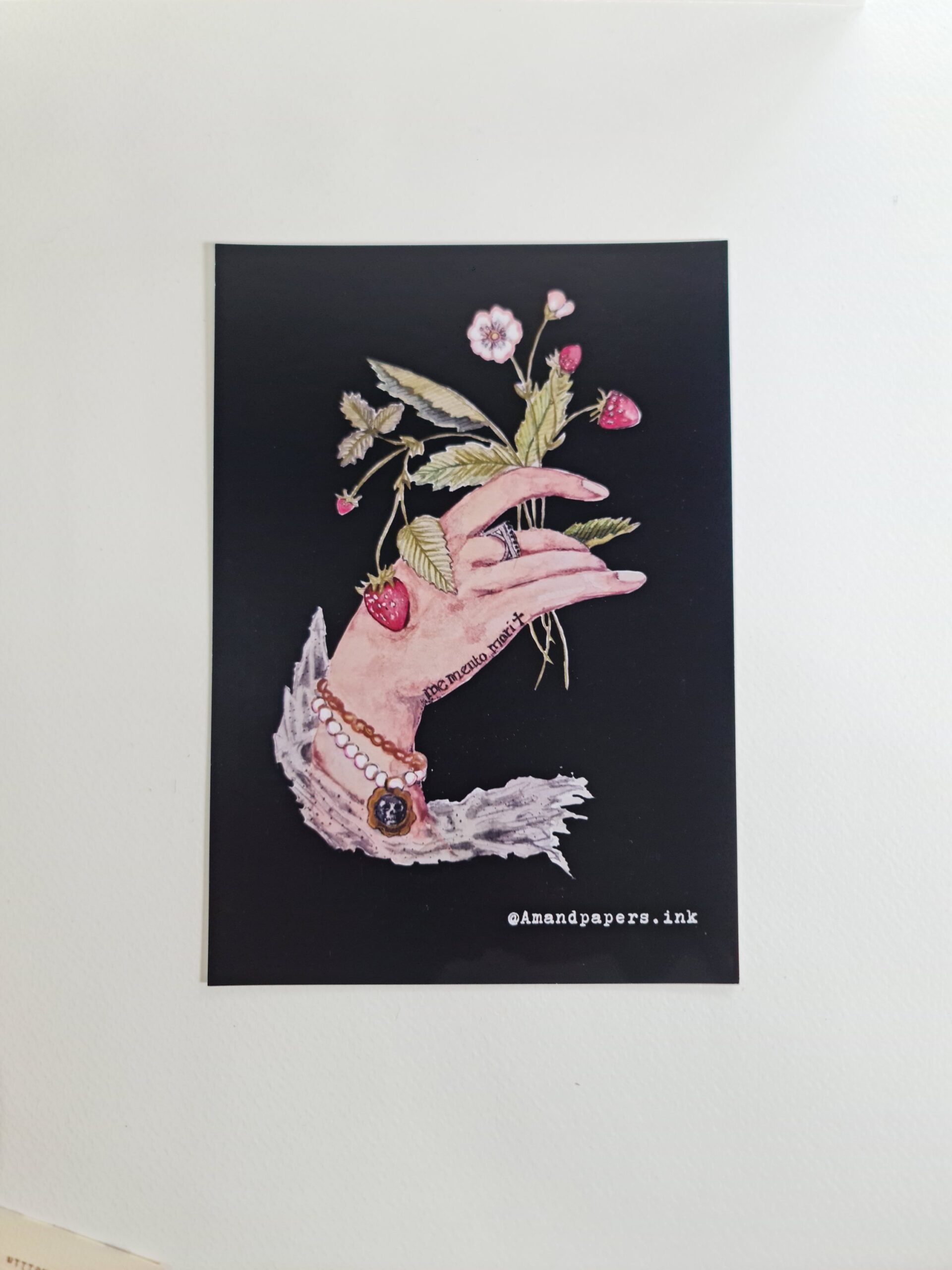 Affiche A4 – Memento mori botanique
