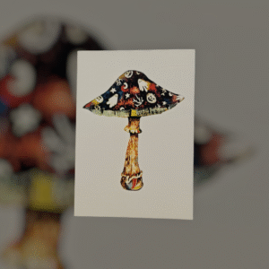 Carte Postale Circus mushroom- Imprimée en France - Format A6