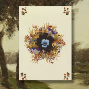 illustration- A4-Couronne d'automne- art Botanic