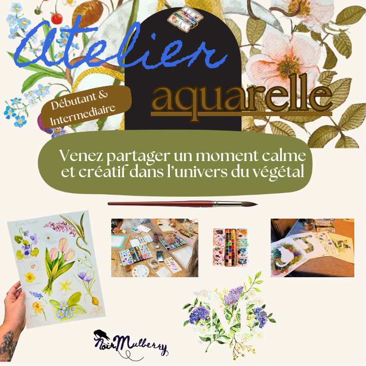 Atelier aquarelle à Rumilly – 2 h 30
